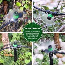 Push In Drip Irrigation Emitter Suitable For 1/4 Inch Pipes, Adjustable 360 Degree Vortex Drip Emitter For Irrigation Drip Irrigation, Rotating Drip Sprinkler Head For Precise Irrigation, Suitable For Garden Irrigation Systems - A - View 8