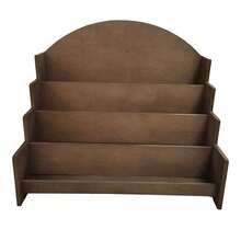 4-Tier Wooden Card Holder Greeting Card Display Stand For Retail, Postcards Z - Star - View 10