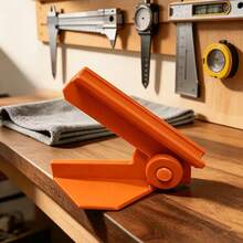5-Angle Adjustable Drilling Guide Rail Clamp, Supports 0°, 30°, 45°, 60°, 90° Multi-Angle Precise Positioning, Suitable For 3 Different Lengths Of Short And Long Drill Bits, Effortless One-Handed Operation, Lightweight And Portable - A - View 3