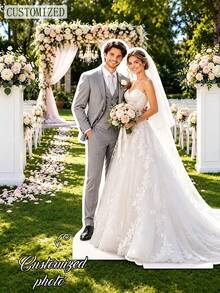 Custom Life-Size Cardboard Standee, Personalized High-Resolution Standee, Upload Your Photo - Available In Multiple Sizes, Suitable For Weddings, Graduations, Birthdays - Multicolor - View 10