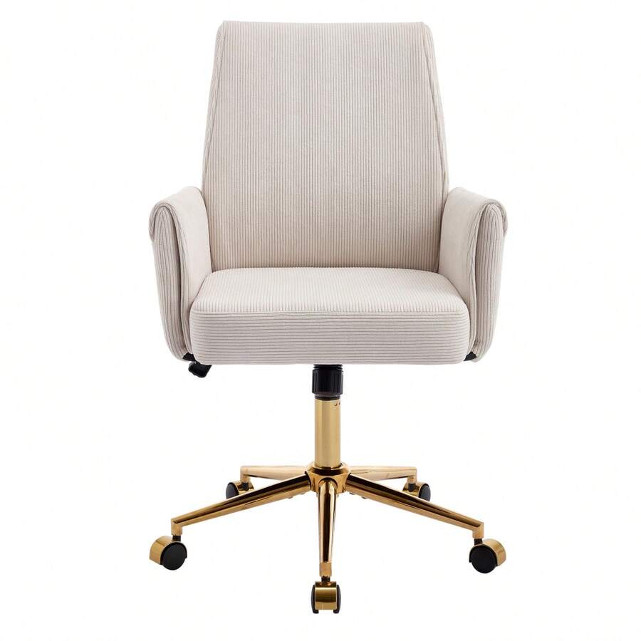 Home Office Chairs - 白色 + 燈芯絨 - 查看 1