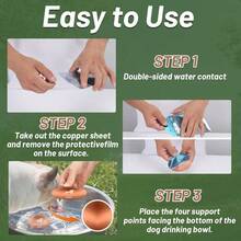 New Bird Bath Disk Copper Basin Water Pool Cleaner Copper Round Plate - Style A - View 3