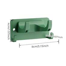 Multifunctional Wall-Mounted Tool Hooks PP Waterproof Rust-Proof Garage Garden Storage Rack Thickened Upper And Lower Hanging Rack Shovel Hammer Cup Kitchen Storage Hooks - View 5