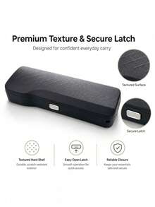 1pc Hard Shell Storage Protective Case For Osmo Pocket 4 Pro, Precise Fit Travel Portable Box, Comes With Wrist Strap, Built-In 3 Filter Slots, 2 Memory Card Slots, Silicone Inner Tray And Screen Buffer Pad, Shockproof And Scratch-Resistant, Suitable For Vlog Shooting, Travel, Outdoor Photography And Daily Carry - View 5
