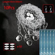 Handmade Product With Hook, Transparent Acrylic Crystal Decorative Hanging Ornament, Suitable For Home, Living Room, Bedroom And Entrance, Party And Holiday Atmosphere Decoration - Beaded Door Curtain - View 7
