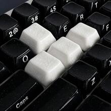 Teclas de cerámica con patrón de grietas de hielo y alta translucidez, teclas WASD multicolor compatibles con teclados mecánicos y teclados de eje magnético - Ver 4