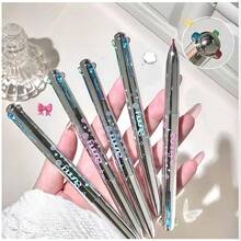1pc ST Head 4-Color Retractable Ballpoint Pen Set, 0.5mm Refill, 4-In-1 Colorful Journaling Pen, Study Pen, Highly Attractive Quick-Drying Colorful Pen, Perfect Gift For Friends, Teachers, Students, Back To School Supplies - Sets - View 5