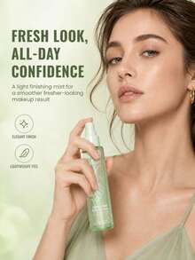 Pudaier 24H Long Lasting Makeup Setting Spray, Micro-Fine Mist, Pengontrol Minyak, Cepat Kering, Tidak Lengket, Tahan Keringat & Kelembapan, Anti Luntur, Hasil Akhir Matte, Ringan, Penyegar Riasan Sepanjang Hari untuk Pemakaian Sehari-hari, Pesta & Perjalanan - 01 - View 3