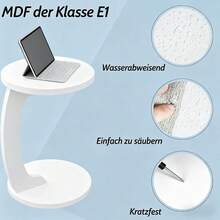 Mese - Alb + MDF - Vizualizare 8