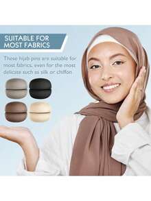 4pcs Spray Paint Color Magnetic Scarf, Multi-Purpose Magnetic Headscarf (Assorted Colors) - A - View 3