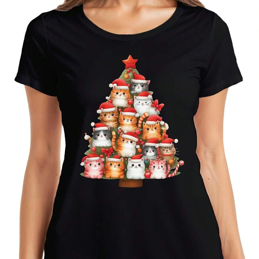 Cats Christmas Tree Cat Owner - Xmas Xmas Gift Xmas - - 款式 - 查看 1