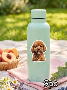 9/18/36pcs Customized Pet Photo Stickers, Personalized Dog Stickers, Customized Cat Stickers, Pet Portrait Decals, Dog Owner Gifts, Pet Lover Gift Stickers, Suitable For Gift Boxes, Bags, Wallets - Multicolor - View 7