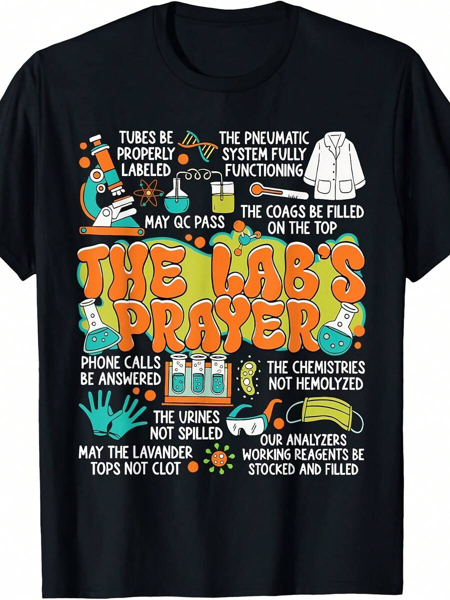 The Lab Prayer Lab Week 2025 Medical Laboratory Scientist T-Shirt - Style - View 1