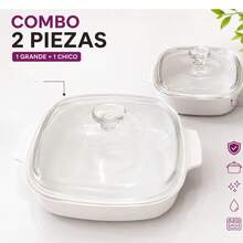 Corning® Microwave Plus® Square Glass Baking Dishes With Lids | 2-Piece Set - View 7