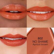 Nars Explicit 顯色唇膏 #802 No Shame (杏棕色) 3.8g/0.13oz | 持久舒適 | 顯色純色 | 抗暈染 | 立體緞面光澤 | 輕盈中至高遮蓋力 | 貼合唇部輕盈感 - 802 No Shame - 3.8g - 查看 2