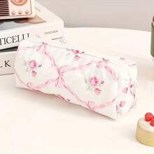 1pc Floral & Plaid Pattern Multi-Function Storage Bag - Pen Holder, Makeup Bag, Small Wallet, Earphone & Toiletries Storage - Fashionable Daily Carry Small Item Bag, Bag Accessory - Multiple Styles - View 8