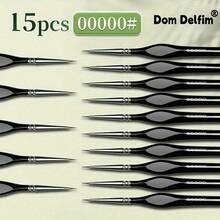 Dom Delfim Mini 細節刷組 - 15件組 (黑色) - H - 查看 1
