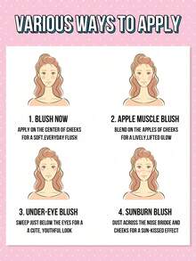Misslyn قطعة واحدة من عصا المكياج متعددة الوظائف You Glow Girl!، قوام كريمي متعدد الاستخدامات، صيغة عالية الصبغة سهلة المزج، لمسة نهائية خفيفة الوزن وسلسة، لون الوجه والخدود، مناسبة للارتداء اليومي والحفلات وأسلوب Y2K وأعياد الميلاد وعيد الحب - أحمر خدود أحادي اللون 07 - مشاهدة 6
