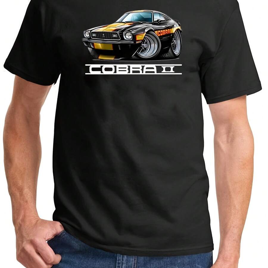 1978 Cobra II Mustang Full Color Tshirt NEW FREE SHIPPING - Shape - View 1