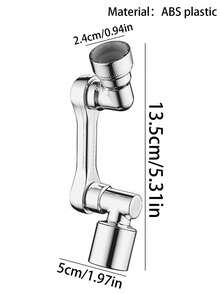 1440° Rotating Faucet Extension Nozzle, Water-Saving Kitchen Sink Extender, Robot Arm Design, Easy Installation, Compatible With Various Faucets, Perfect For Bathroom Washbasin, Kitchen Sink, Home Bathroom And Outdoor RV Sink, Practical Tool For Convenient Washing, Essential Modern Home Accessory, Upgrade Your Faucet, Ideal Choice For Holiday Gifts And Home Renovation - Multicolor - View 4