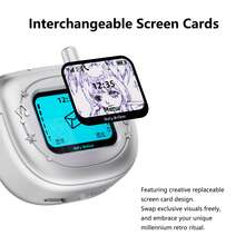 Vintage Flip Phone Style Earphone Case, Compatible With Pro 2, 3, 4, Customizable Photo Earphone Shell, With DIY Stickers, Wireless Earphone Cover, With Keychain, Gift Box Packaging - View 6