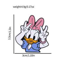 Creative Fashion Disney Cartoon Mickey Mouse, Pluto And Donald Duck Enamel Pin Metal Badge, Suitable For Clothing, Backpack Decoration, Gift For Friends - one-size - View 13