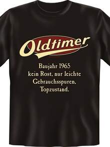 60th Birthday Men's Classic Car Year 1965 Humorous Men's Slogan Shirts - 款式 - 查看 1