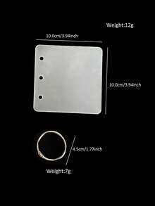 1pc/5pcs Adjustable Nail Art Color Display Card, Nail Art Pattern Display Board, Nail Gel Color Chart, Nail Sample Storage Album, Nail Sample Color Card Book, For Nail Salon Work Display And Classification - Clear - View 7