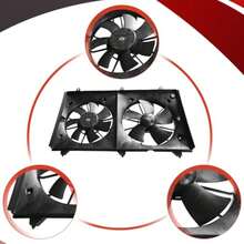Radiator Cooling Fan Assembly Compatible With 2003 2004 2005 2006 2007  Accord DX SedanEX CoupeEX SedanLX CoupeLX Sedan 2.4L 620-225 - C - View 4