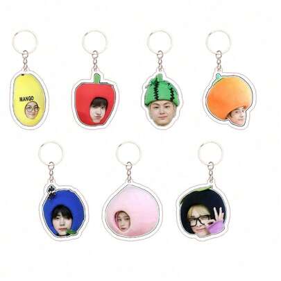 EN/HYPEN Keychain, Park Sunghoon, Shim Jaeyun, Heeseung, Nishimura Riki Cute Cartoon Peripheral Pendant, Backpack Charm, Bag Charm, Pencil Case Charm, Fan Support Item, Best Friend Keychain, Bag Pendant