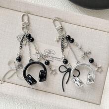 Music Earphone Bag Keychain Personalized Phone Charm Backpack Pendant For Men And Women - Multicolor - View 3