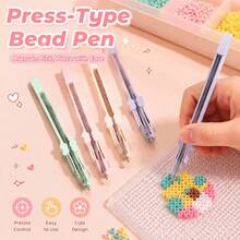 1 cây bút đựng hạt lưu trữ được, dụng cụ lấy hạt tự động bấm cầm tay, mượt mà không gây tắc, dụng cụ thủ công, đồ dùng thiết yếu cho người mới bắt đầu lắp ráp hạt - Nhiều màu - Xem 1