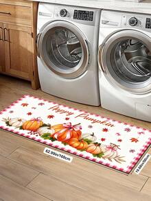 1/2pcs Autumn Thanksgiving Pumpkin Pattern Doormat, Outdoor Welcome Mat, Carpet, Autumn Floor Mat, Thanksgiving Front Door Mat - Multicolor - View 11