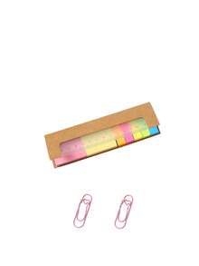 Colorful Index Tabs, Eye-Catching Marker Stickers With Ruler Scale, Sticky Notes With Ruler Scale Page Labels, Student Index Tabs With Ruler Scale, Office Planner Page Marker Stickers, Sticky Notes, Index Tabs, Page Markers, Bookmarks, Memo Labels, Divider Stickers, University Notebook Classification Scale Labels, Student Stationery, Office Supplies, Back To School, Notebook Accessories, Planner/Diary Labels, Back To School Gifts, Teacher's Day Gifts - Multicolor - View 16