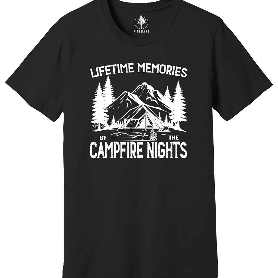 Life Is Better By The Campfire Shirt, Adventure T-Shirt, Camping Heart Tee - 款式 - 查看 1