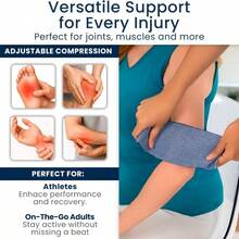 1pc Reusable Ice Compression Bandage, Sports Protection Cold Compress Wrap With Adjustable Strap And Buckle, Suitable For Knee, Calf, Wrist - Multicolor - View 8