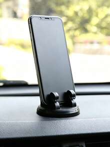 Swan Shaped Adhesive Car Dashboard Phone Holder, 360 Degree Rotatable Car Center Console Navigation Stand, Universal Paste‑On Car Phone Mount For Vehicle Interior Phone Support - Multicolor - View 3