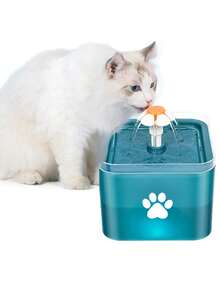 2L/67.5 OZ/ 0.53 GALLON Large Capacity Ultra Quiet Cat Water Fountain With LED Light - Filtered, USB Powered (Adapter Not Included), Automatic Pet Water Station, Replacement Filters Available For Purchase - 2L - View 4