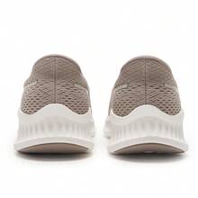 Skechers Women's Slip-Ins Lightweight Cushioned Hands-Free Breathable Mesh Walking Shoes - Khaki - View 7