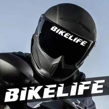1 buah Stiker Vinyl Bikerlife - Tahan Air dan Tahan Lama, Sempurna untuk Dekorasi Tangki Motor, Stiker Pelindung Goresan Perekat Sendiri dengan Kutipan Berkendara, Sempurna untuk Perlengkapan Berkendara di Luar Ruangan, Sepeda Motor - A - View 3