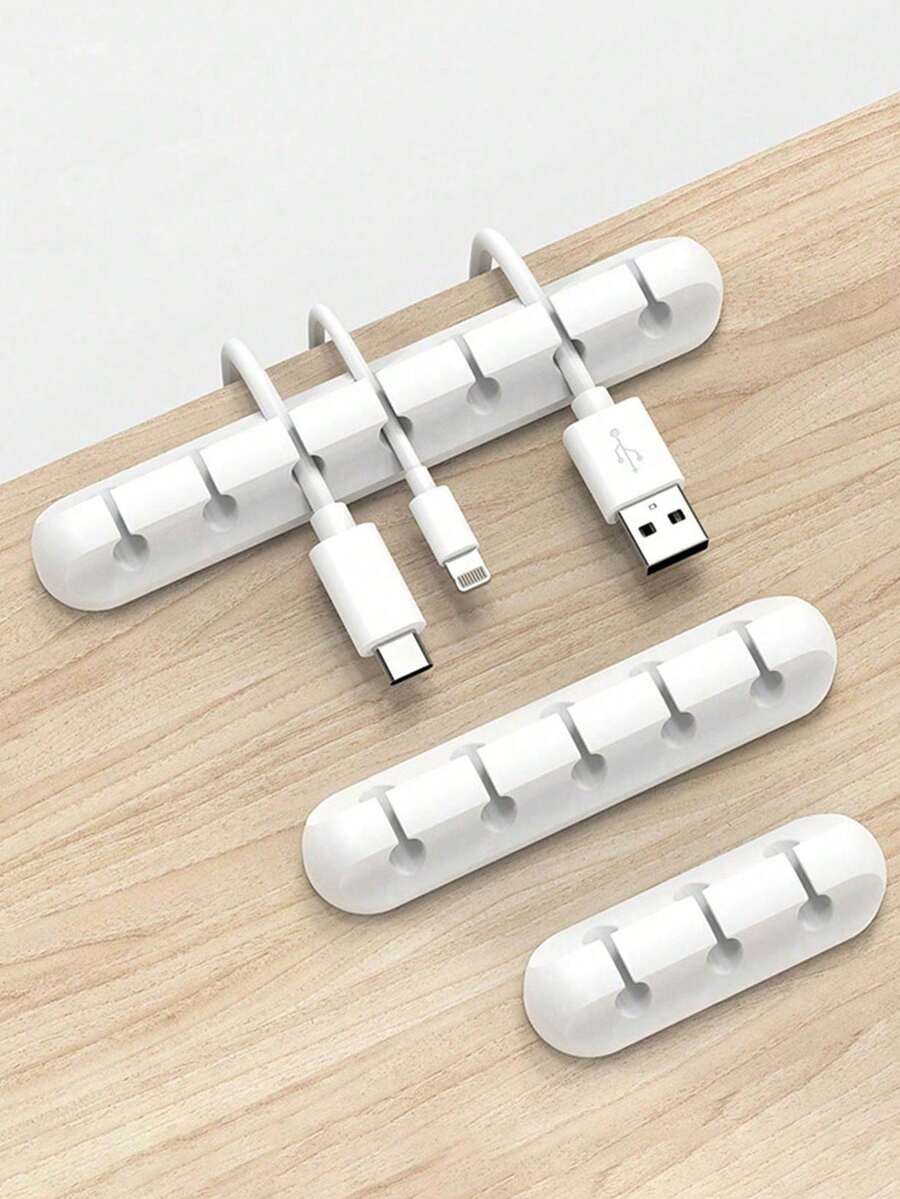 1/2pcs Multi Slot Cable Organizer, Sturdy And Versatile Cable Management Clip,Bedroom/Room Decor,Bathroom Accessories,Wall Decor,Travel Essentials,Holiday Essential,Suitable For Desks,Cars,Homes,Storage Rack,Back To School Essential,Halloween