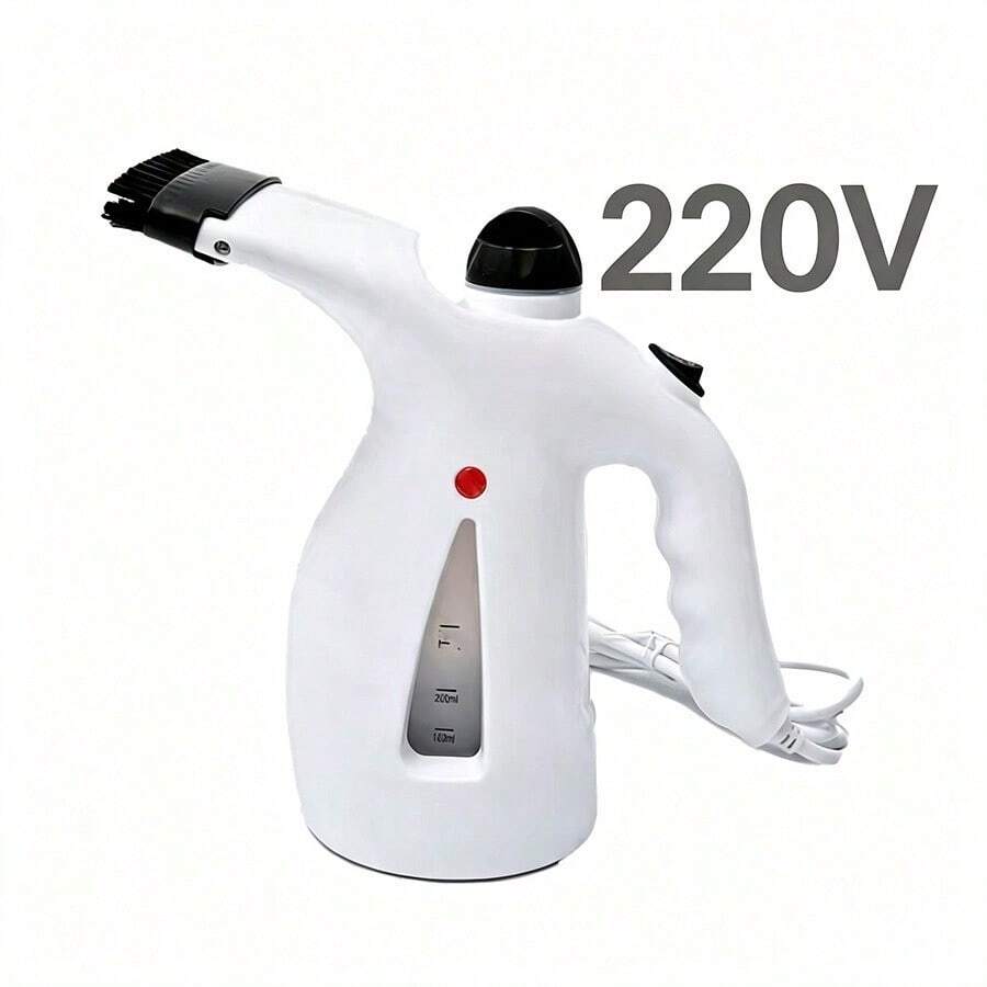 110V/220V Passadeira a Vapor Portátil 800W Vaporizador de Roupas 300ml Aquecimento Rápido Removedor de Rugas - Branco 220V - Visão 1