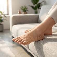 Day & Night Wearable Toe Separator Socks | Unisex Toe Relief Separator, Adjustable Size, Snug Fit Toe Guard, 1 Pair - Multicolor - View 8