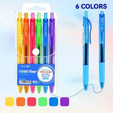 Classic Neutral Pen Set, 4/6/8/10 Colors Retractable Ballpoint Pens, 0.7mm Student Ballpoint Pens, Suitable For Manual Accounting, Hand Drawing, Note Taking, Back To School Essential Learning Stationery. - Gel Pen Set - View 17