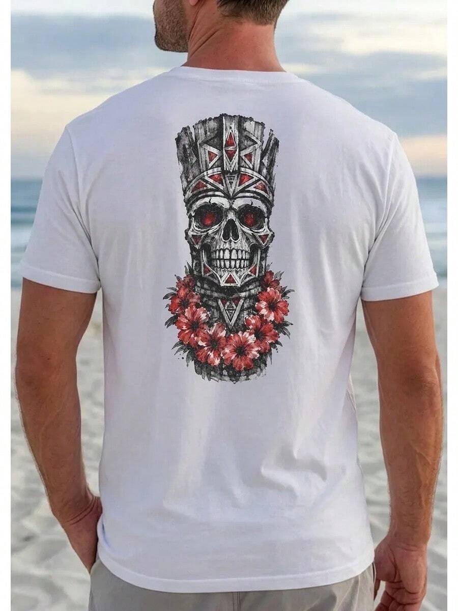 Men Outdoor Tees & Tanks - 白色 - 查看 1