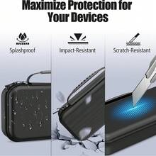 Portable Storage Bag For Switch/Switch OLED - Hard Shell Travel Protective Case, Can Hold Console, Accessories And 12 Game Cartridges, Portable Bag, Storage Bag, Game Card Slot, Shockproof, Game Console Accessories, Hard Shell Case, Game Cartridge Storage Box - View 6
