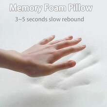 Ergonomic Cervical Pillow, Neck Support Pillow, Double-Sided Neck Pillow, Suitable For Bedroom Home Bedding, 2-In-1 Ergonomic Sleep Neck Support, Suitable For Side, Back, And Stomach Sleepers, Conforms To Body Contour Support, Provides Better Sleep - Grey - View 6