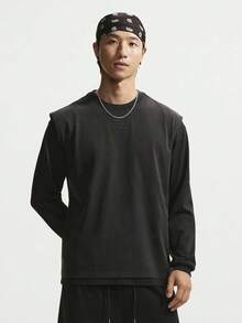 Nike Kaos Tanpa Lengan Pria AS M NSW TEE LSE SLVLS WASH IM3820-010 - Hitam - View 1