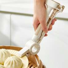 1pc 2-In-1 Anti-Scald Bowl Gripper, High Temperature Resistant Kitchen Plate Lifting Clamp, Non-Slip Dish Tongs For Steamer Plates And Baking Trays - View 4