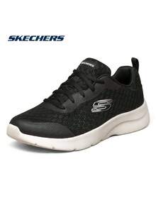 Skechers Women's Lightweight Breathable Walking Shoes, Hollow-Out Soft Sole Casual Slip-On Sneakers For Daily Commute And Leisure - Black - View 1